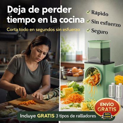 TurboCutter™ Cortador 3 en 1 Ultra Rápido