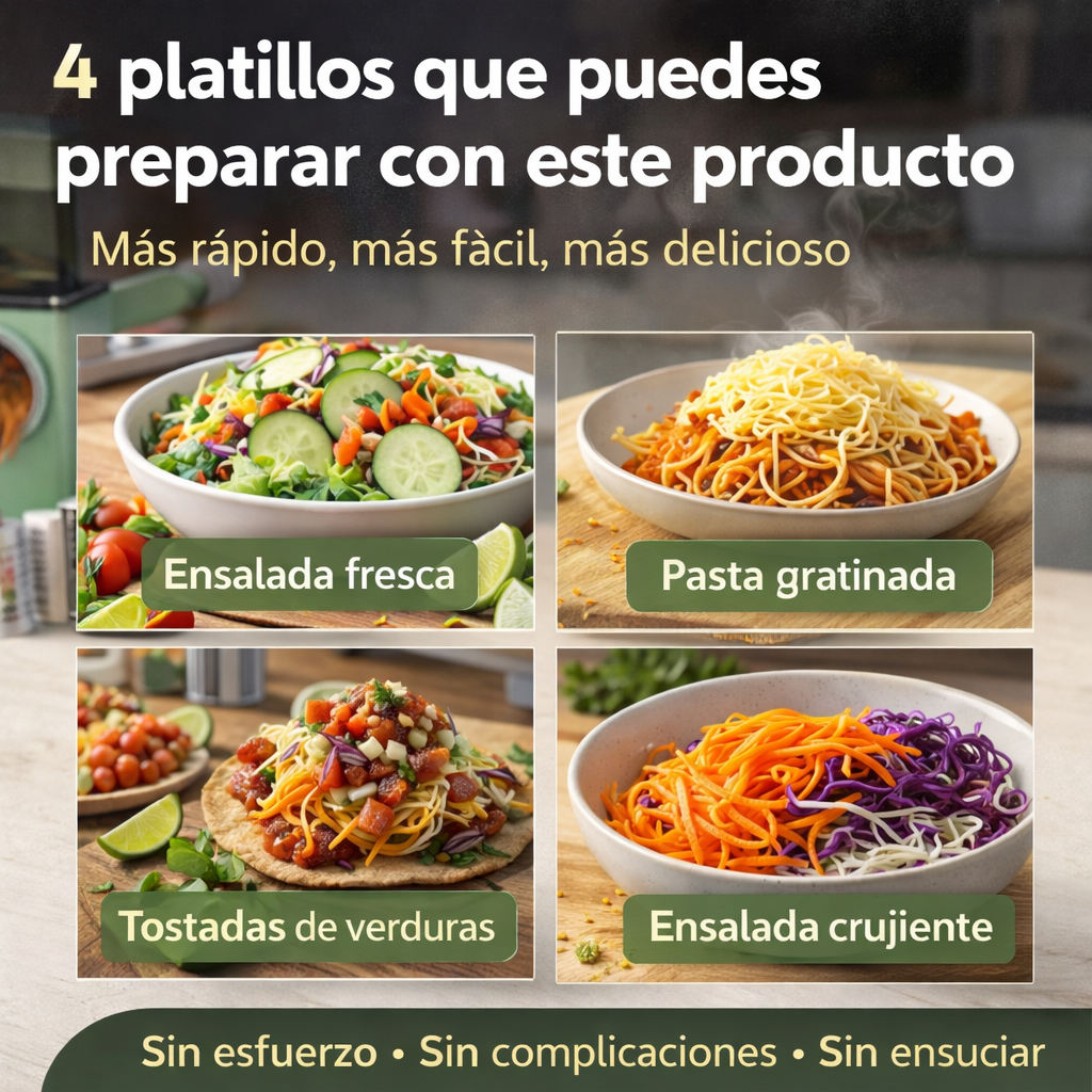 TurboCutter™ Cortador 3 en 1 Ultra Rápido