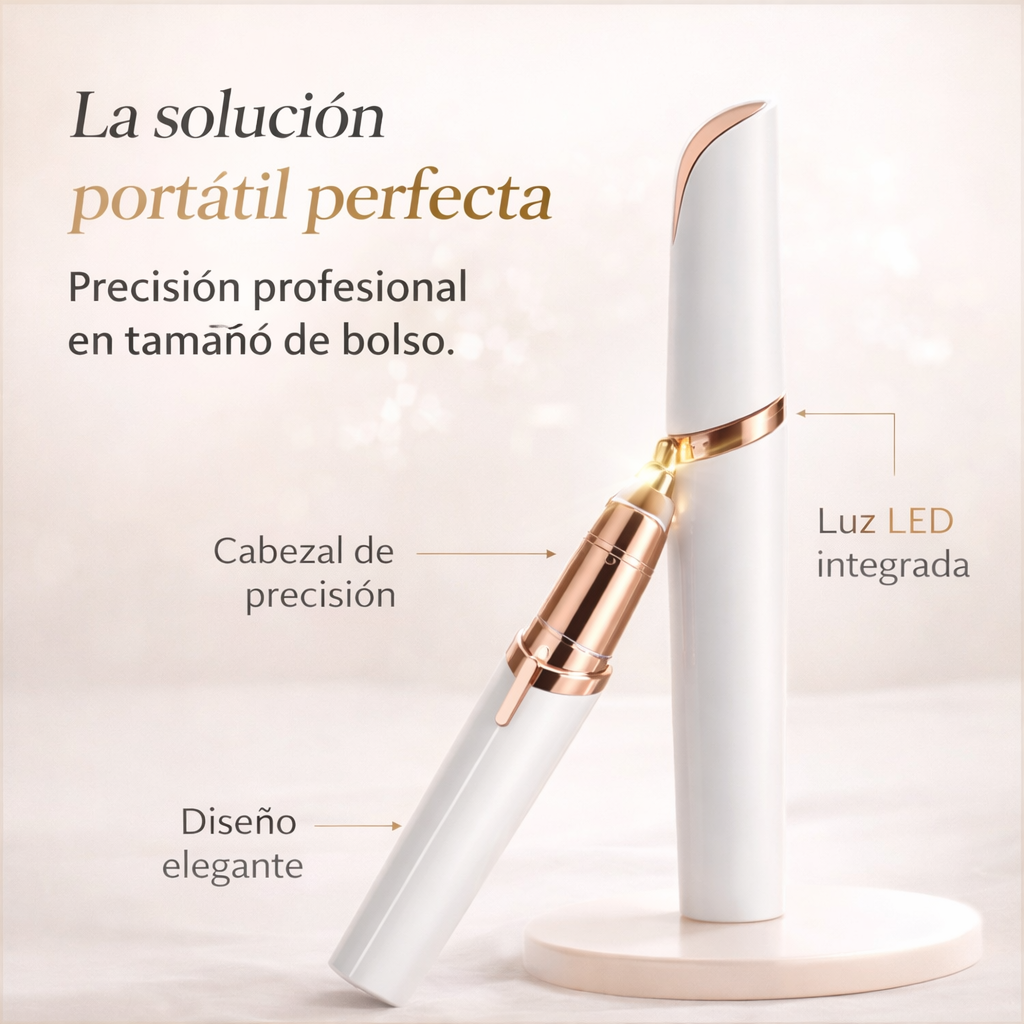 LumiBrow-Depilador con punta de Oro 18K