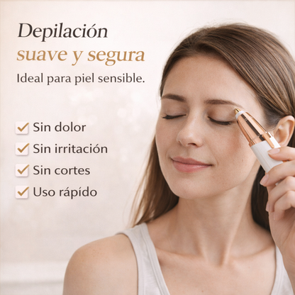 LumiBrow-Depilador con punta de Oro 18K