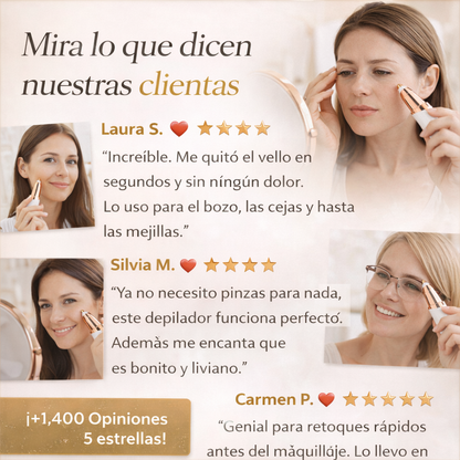LumiBrow-Depilador con punta de Oro 18K
