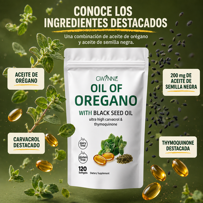 VitalOregan, Aceite de Orégano | 120 Cápsulas