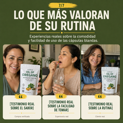 VitalOregan, Aceite de Orégano | 120 Cápsulas