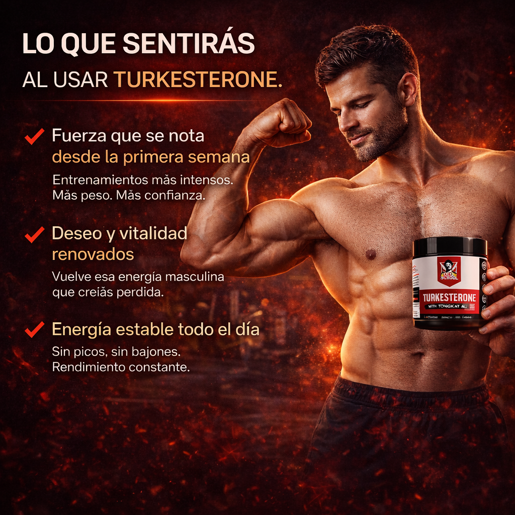 Turkesterone+Tongkat Ali/Para Potencia Rendimiento y Deseo.
