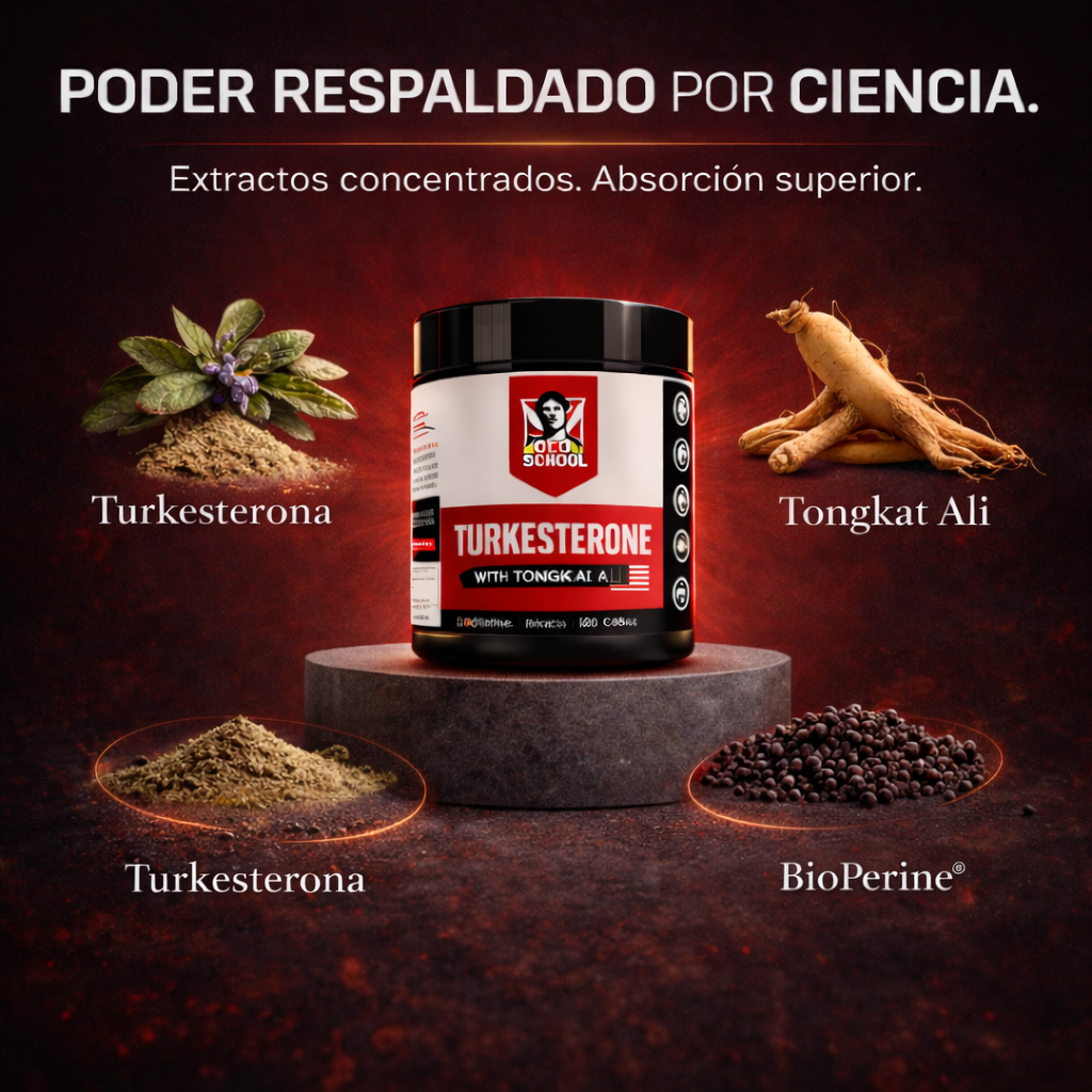 Turkesterone+Tongkat Ali/Para Potencia Rendimiento y Deseo.