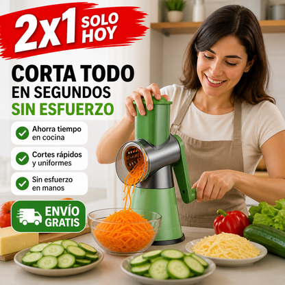 TurboCutter™ Cortador 3 en 1 Ultra Rápido Bueno