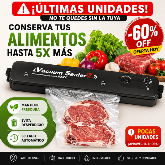 Selladora Al Vacío Automática + bolsas