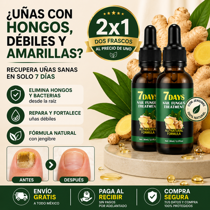 GingerNails™ - Sérum Fortalecedor de Uñas