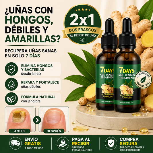 GingerNails™ - Sérum Fortalecedor de Uñas