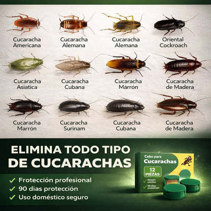NidoKill Pro–Anticucarachas ALEMAN 12 Trampas