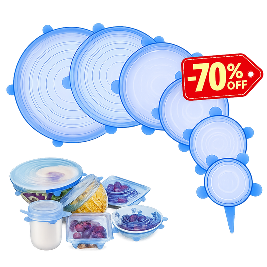 30 TAPAS DE SILICON REUTILIZABLES