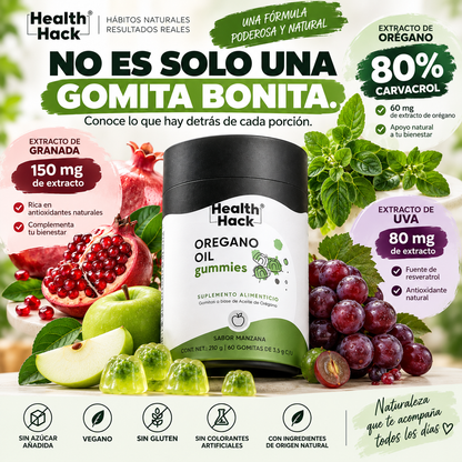 GomiOrégan® Sabor Manzana | 60 Gomitas