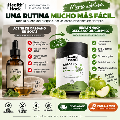 GomiOrégan® Sabor Manzana | 60 Gomitas