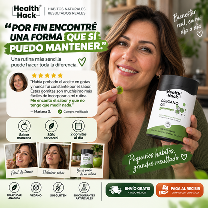 GomiOrégan® Sabor Manzana | 60 Gomitas